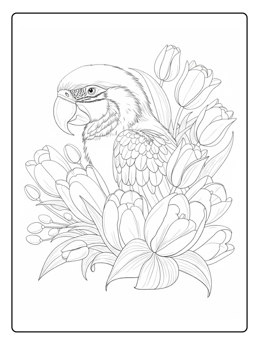 quetzal para colorear (5)