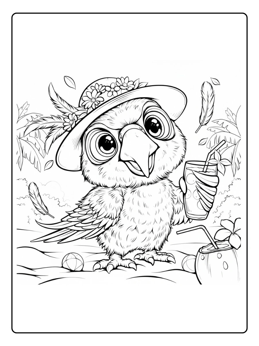 quetzal para colorear (9)