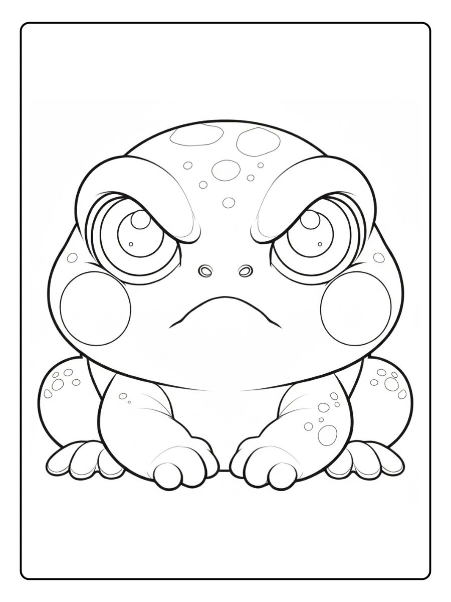 rana para colorear (10)