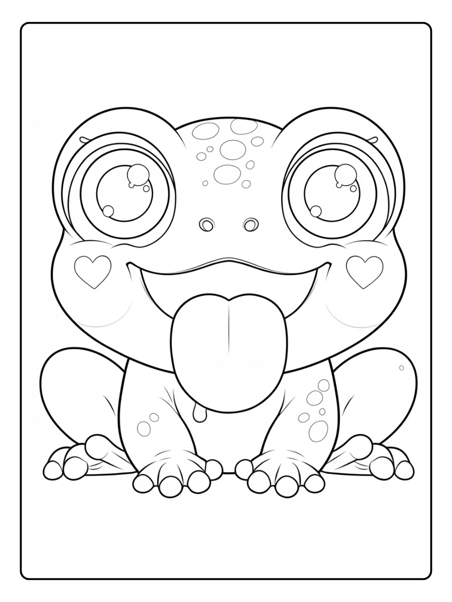 rana para colorear (4)