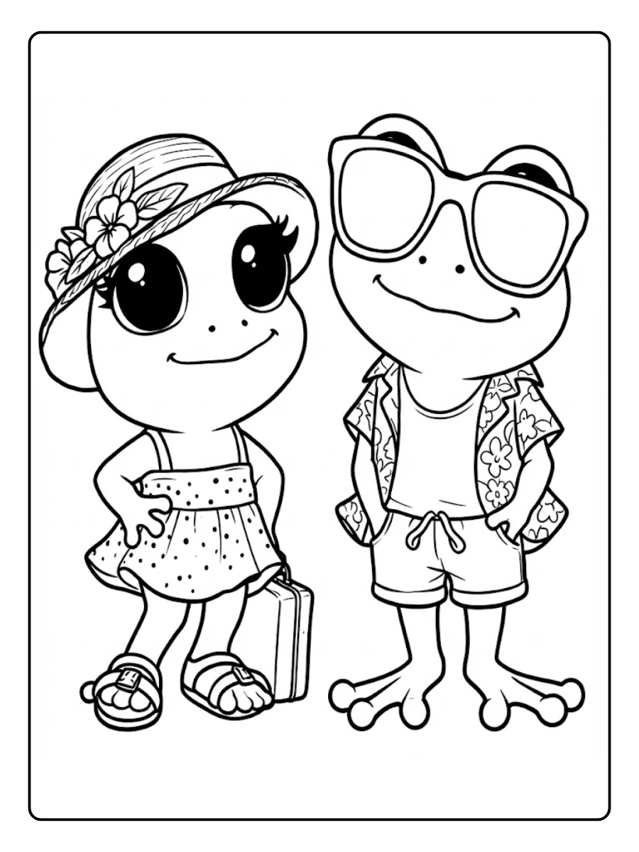 rana para colorear (5)