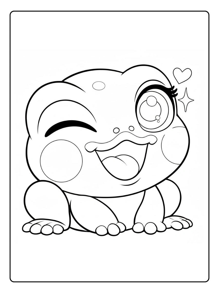 rana para colorear (6)