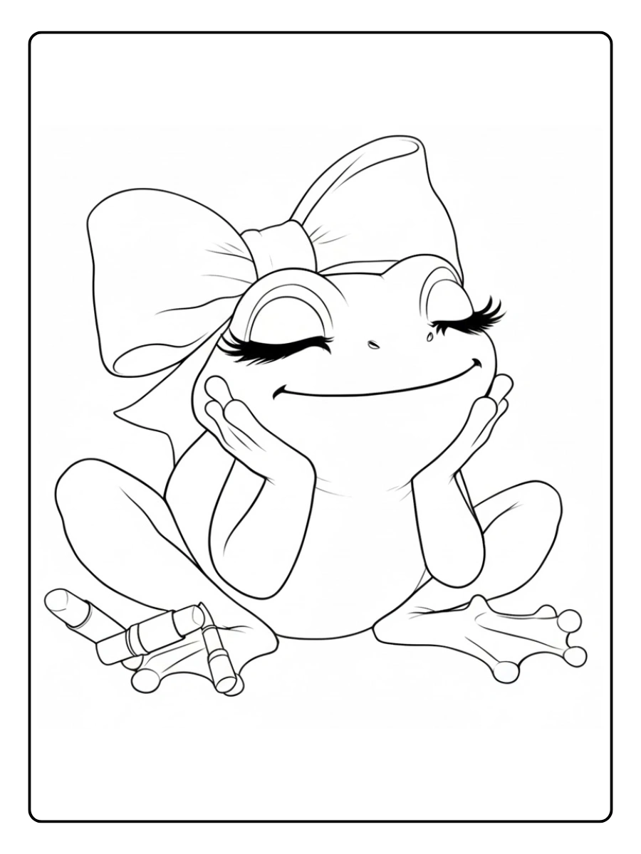 rana para colorear (8)