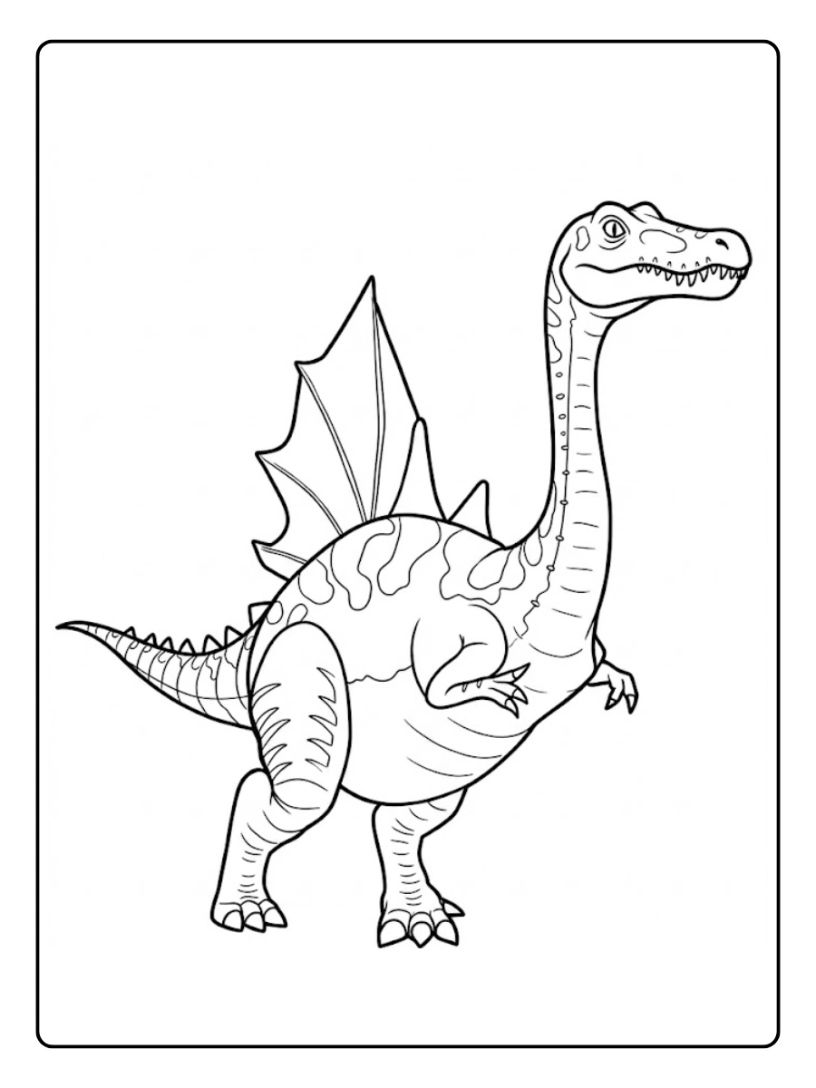 spinosaurus para colorear (3)