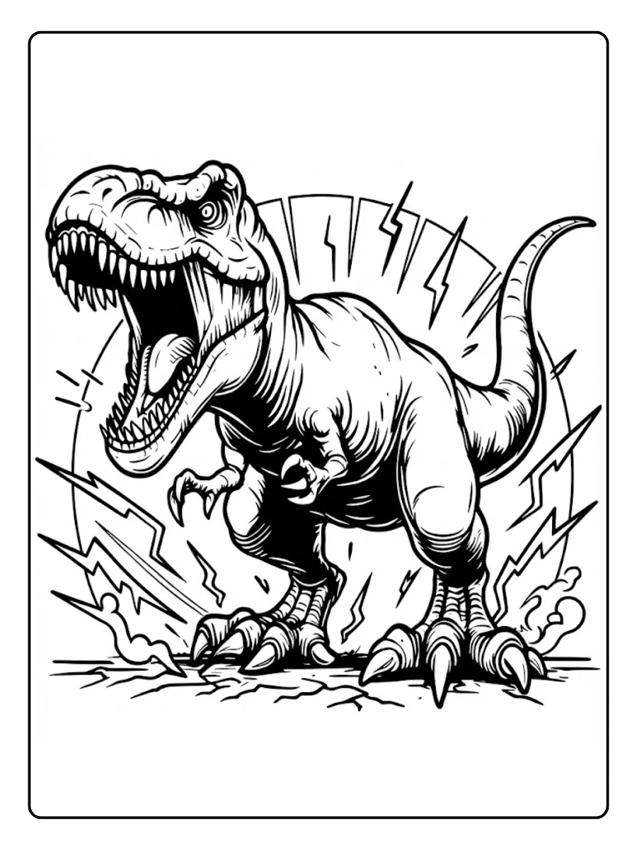 t rex para colorear (13)