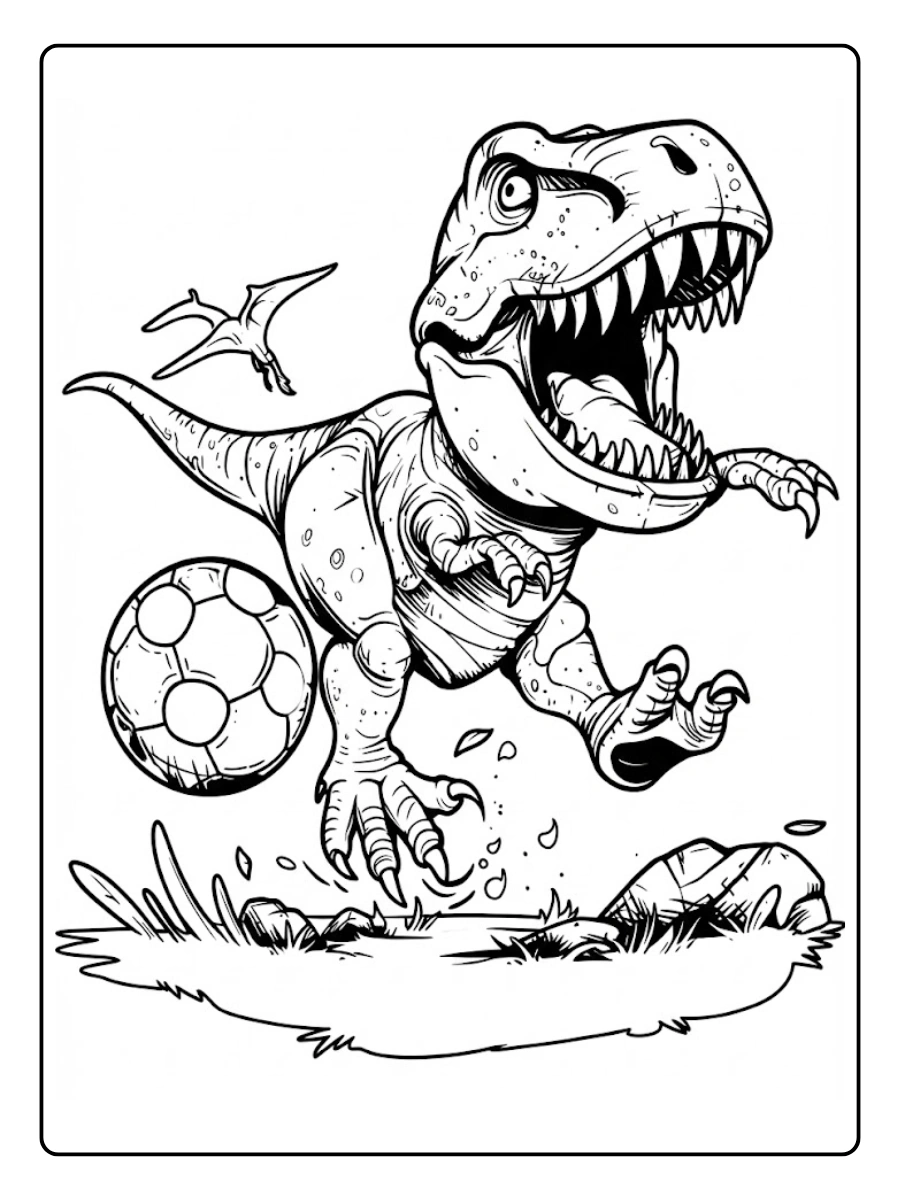 t rex para colorear (2)