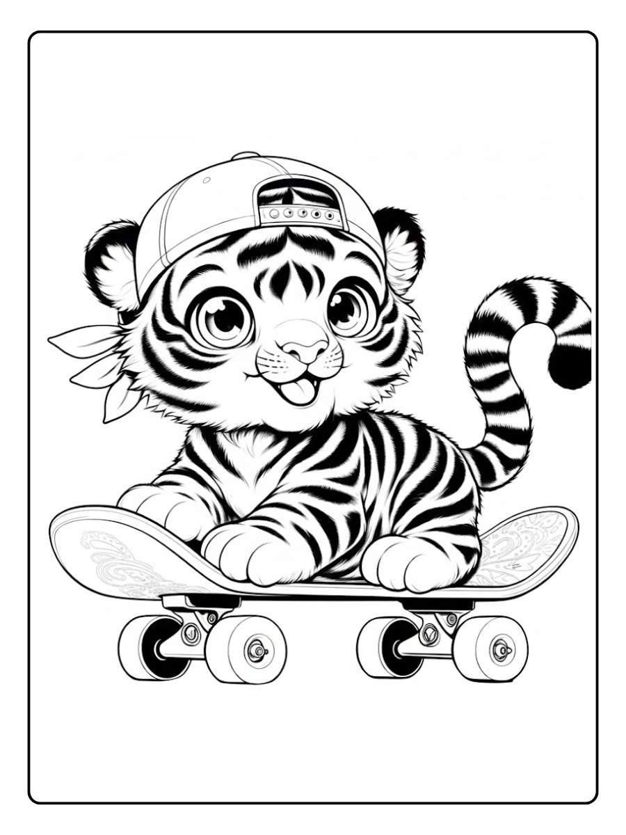 tigre para colorear (12)