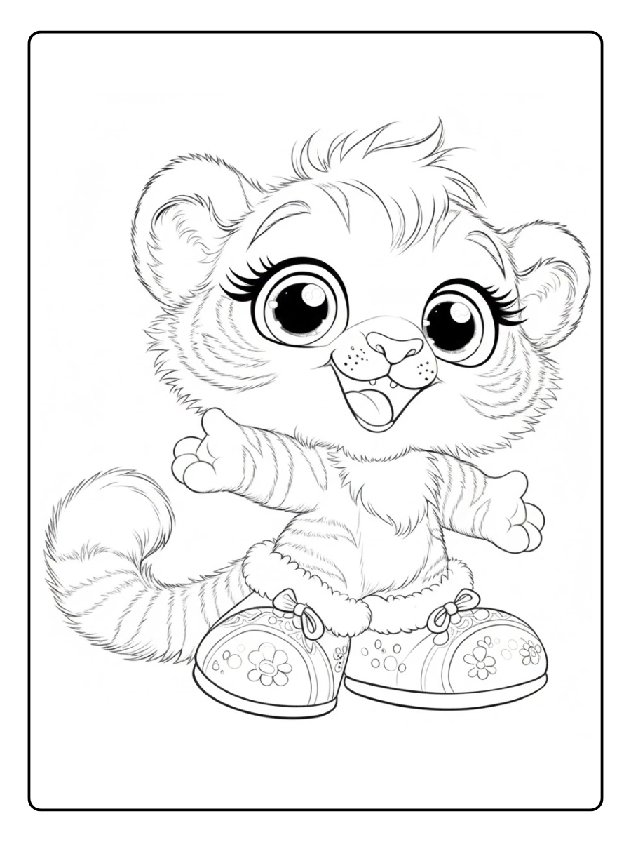 tigre para colorear (4)