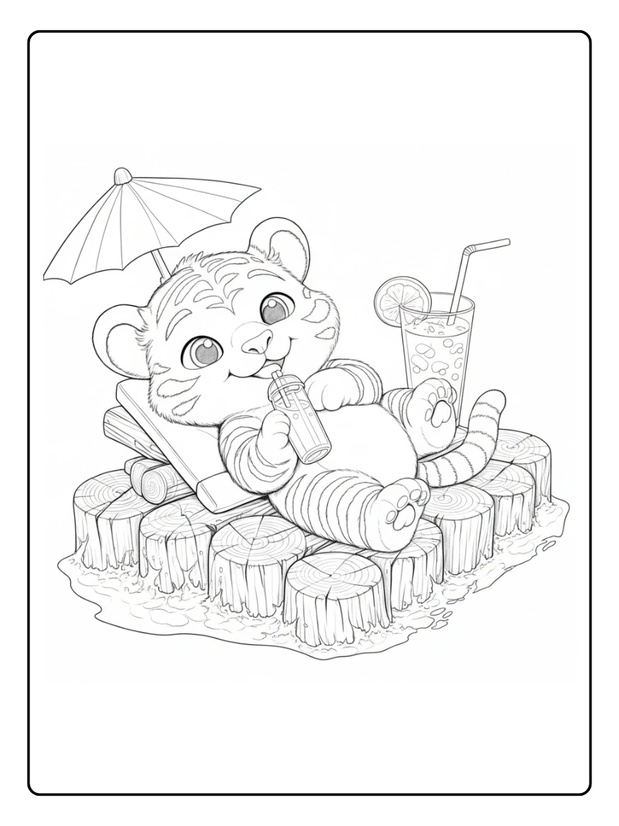 tigre para colorear (9)