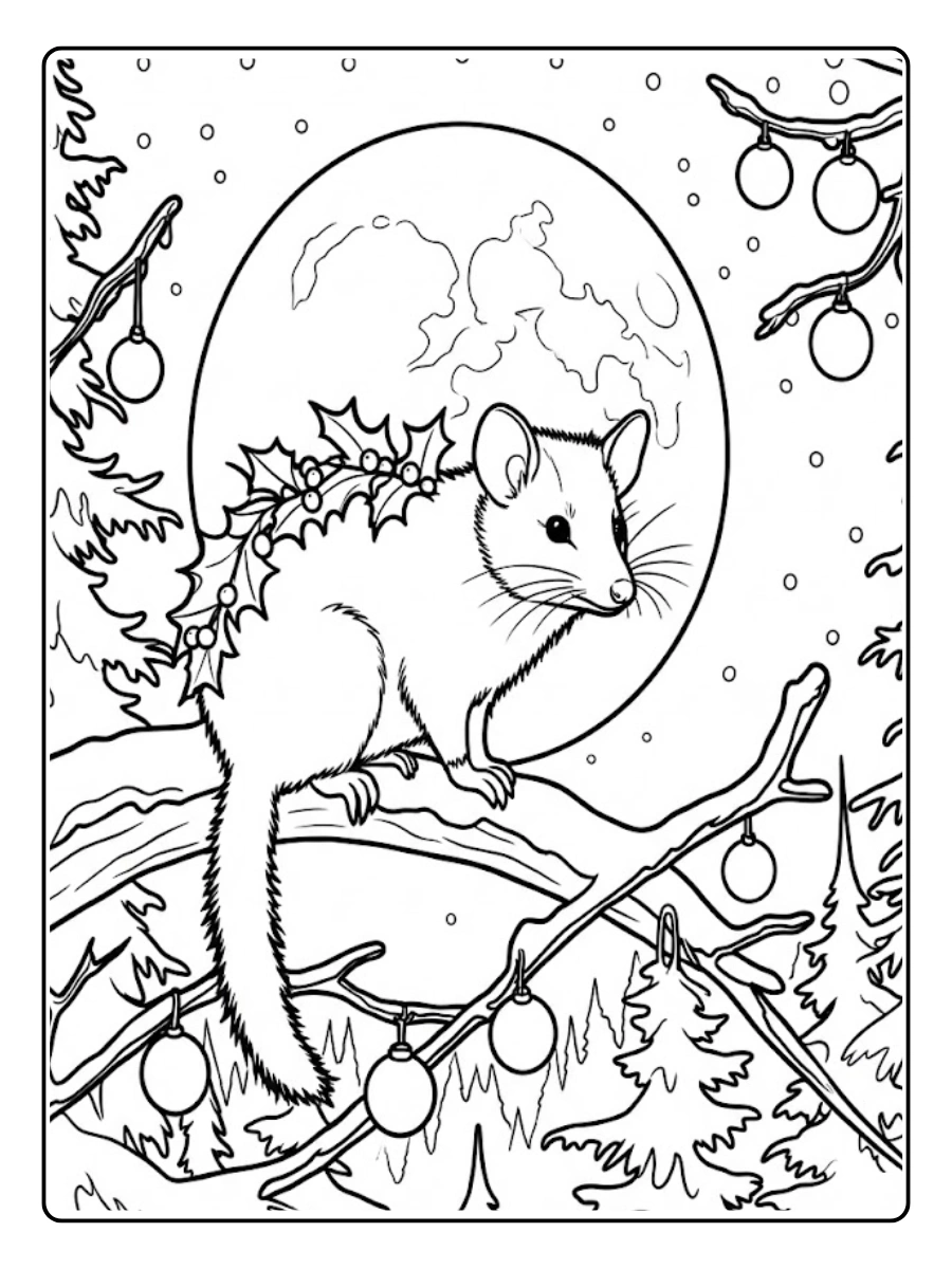 tlacuache para colorear (15)