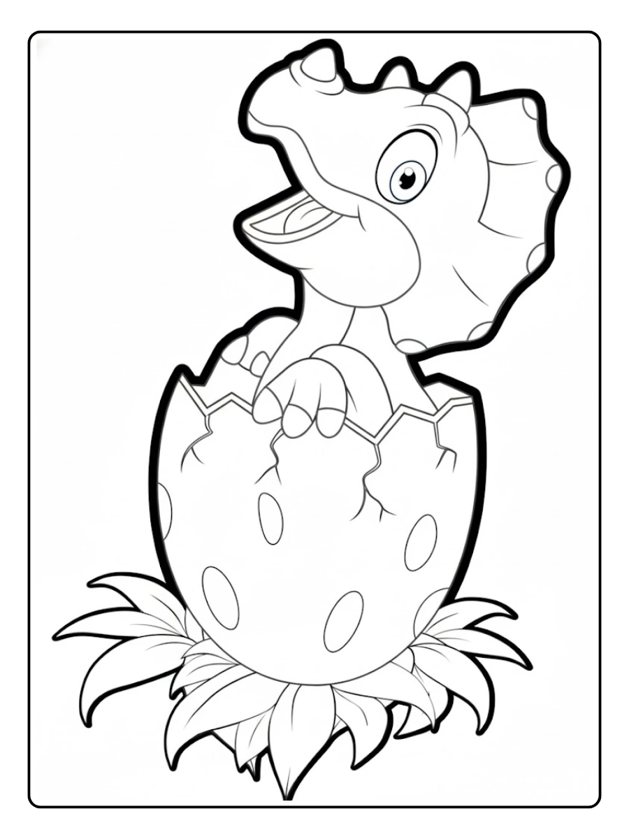 triceratops para colorear (12)