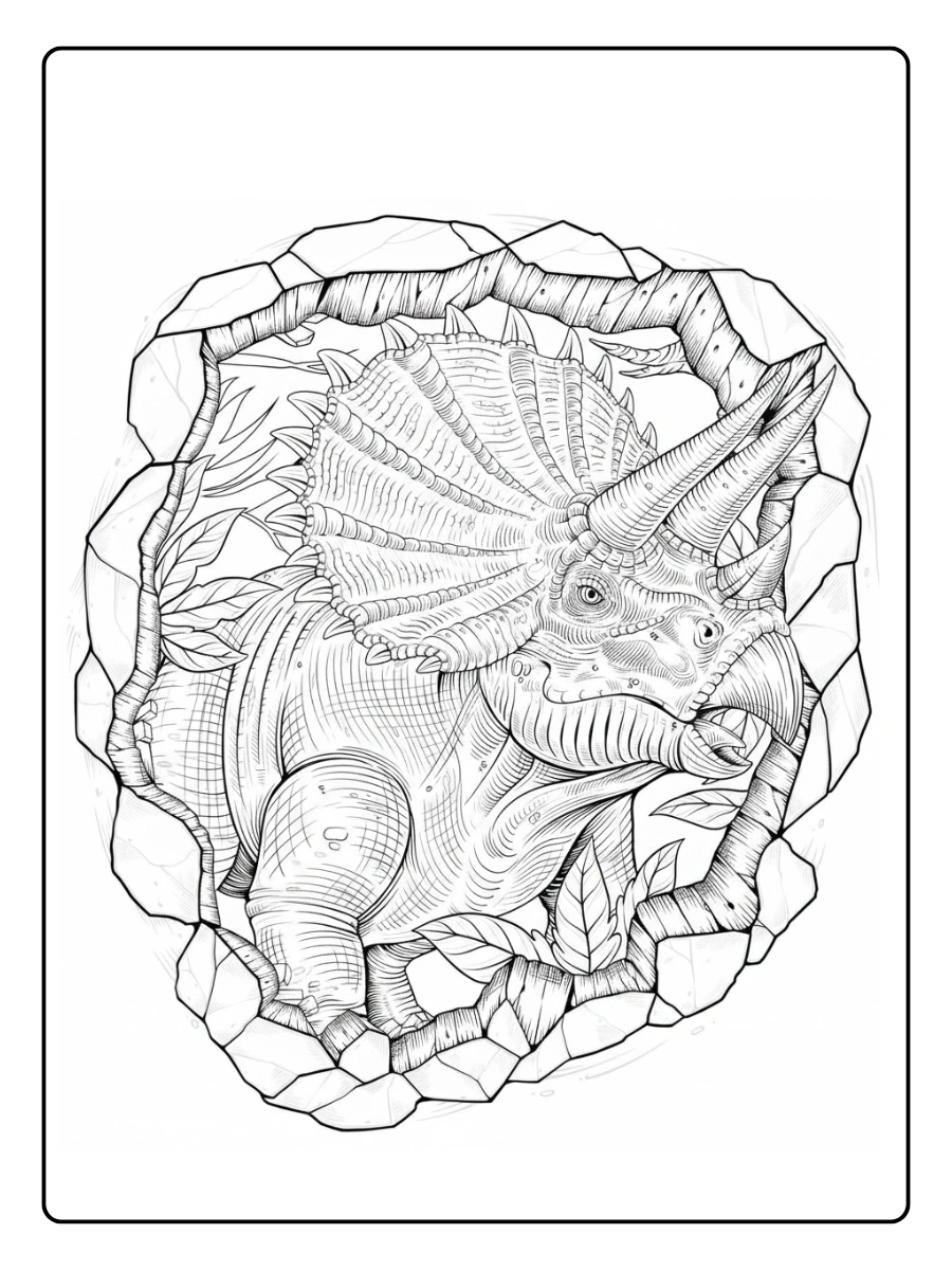 triceratops para colorear (14)