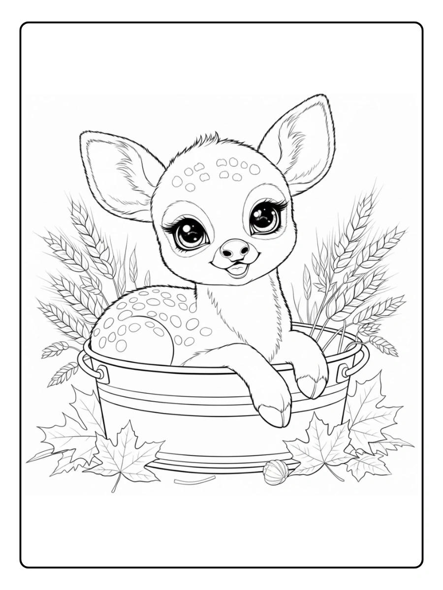 venado para colorear (12)