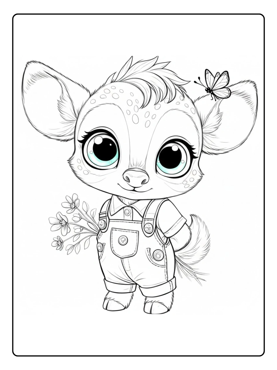 venado para colorear (15)