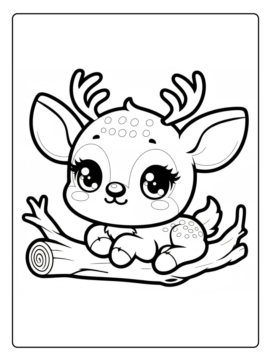 venado para colorear (3)