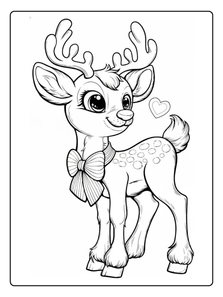 venado para colorear