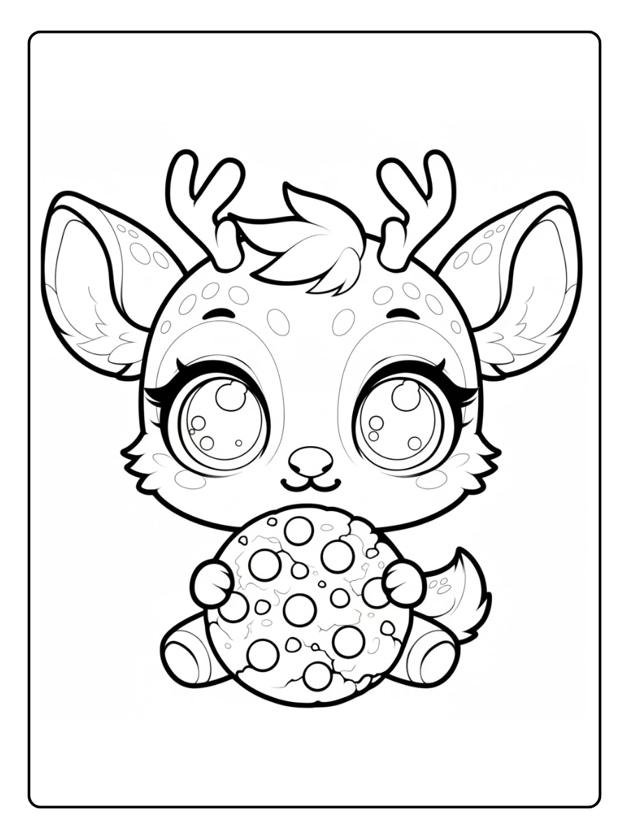 venado para colorear (8)