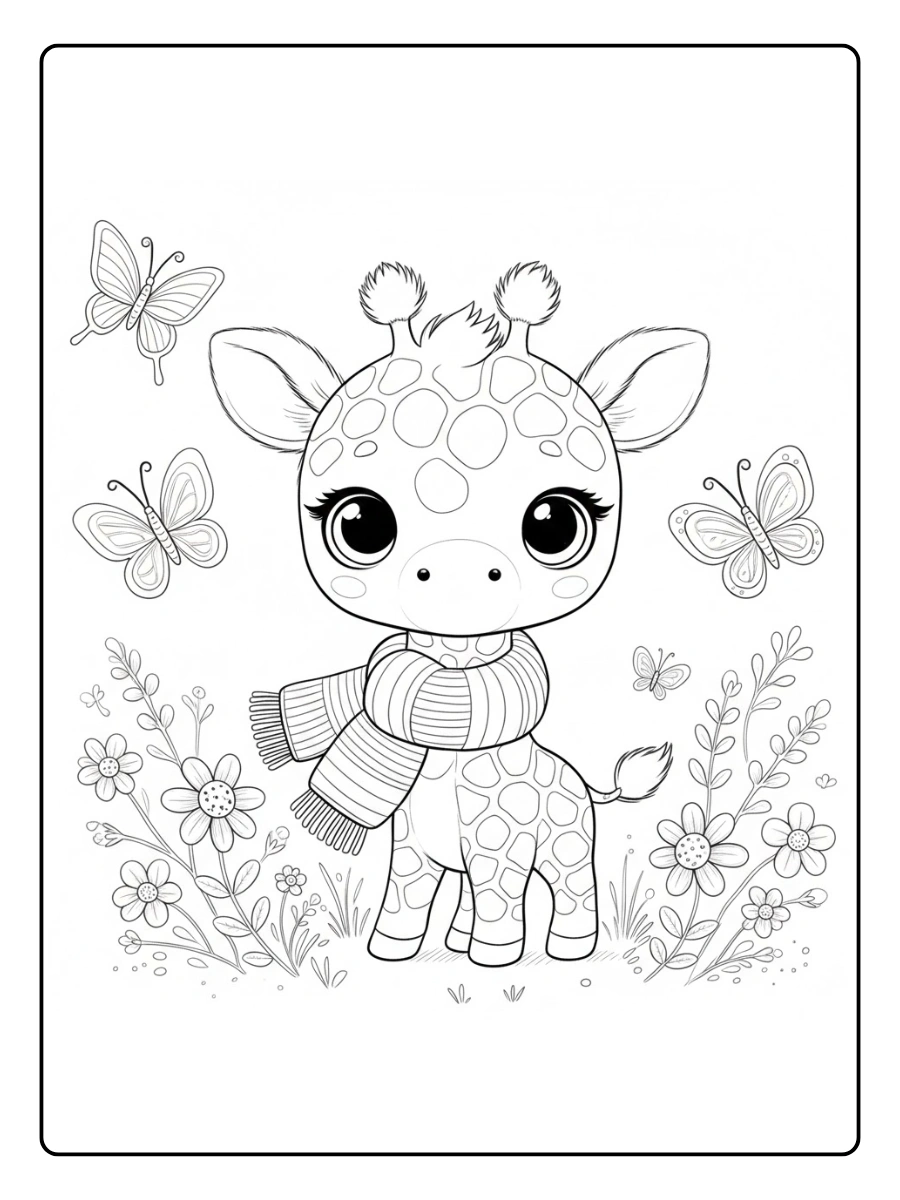 vjirafa para colorearenado para colorear (11)