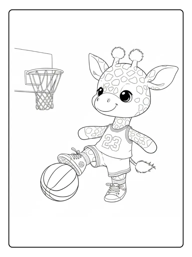 vjirafa para colorearenado para colorear (13)