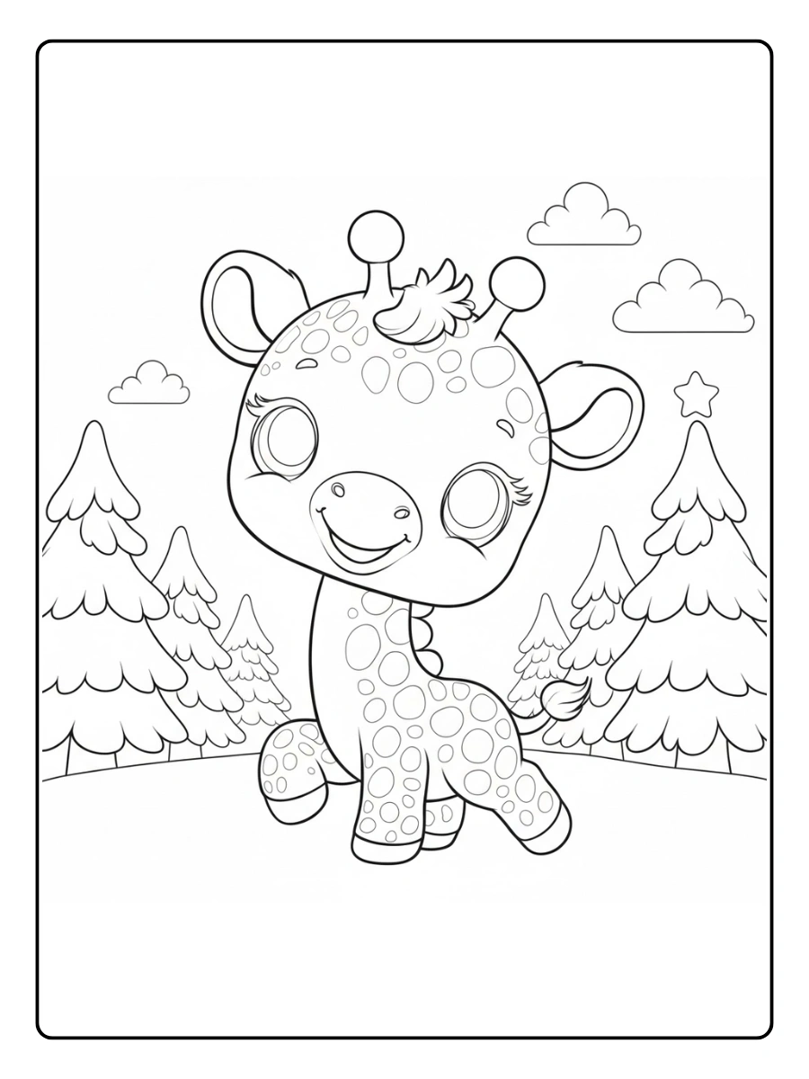 vjirafa para colorearenado para colorear (16)