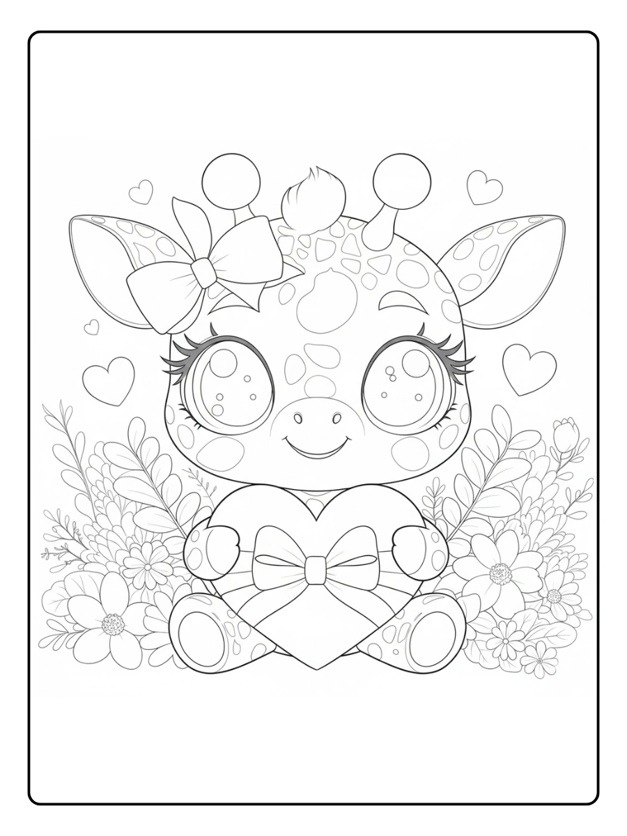 vjirafa para colorearenado para colorear (3)