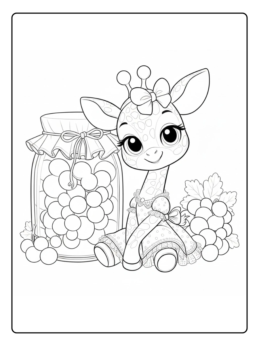 vjirafa para colorearenado para colorear (7)