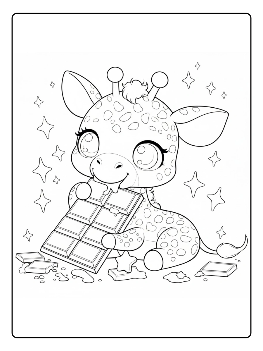 vjirafa para colorearenado para colorear (9)